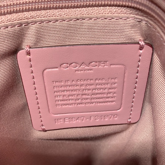 COACH F31970 SILVER/DUSTY-ROSE WOMENS - Picture 6 of 15